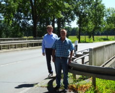 Geschwindigkeitsbeschränkung an der Boker Kanalbrücke